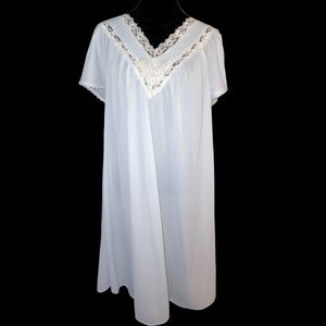 🩵Vtg 70s Baby Blue Nighty